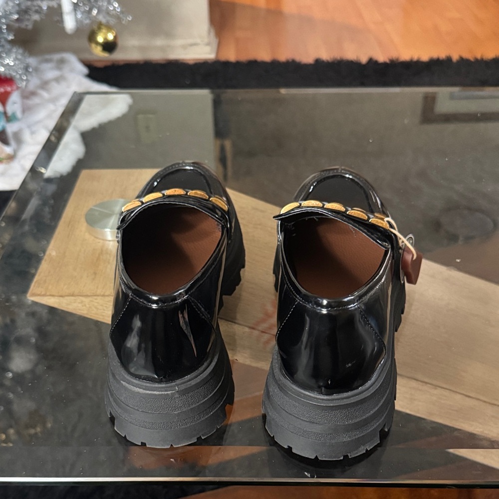 MIA Black and Tan Women's Loafers - Picture 7 of 8